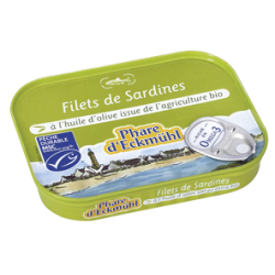 Fil. sardine h.olive bio 100g