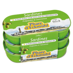 Sardines h.olive 3 x 55g