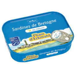 Sardines au naturel 135g