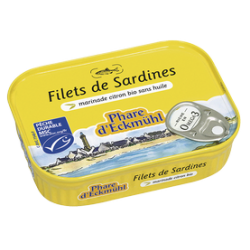 Filets sardine citron 90g
