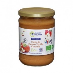 Puree pomme vanille/can. 560g
