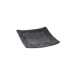 Porte encens fleurs noirs