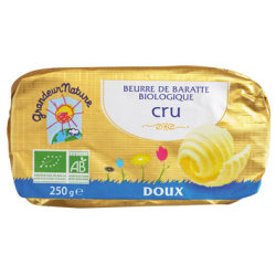 Beurre doux lait cru 250g
